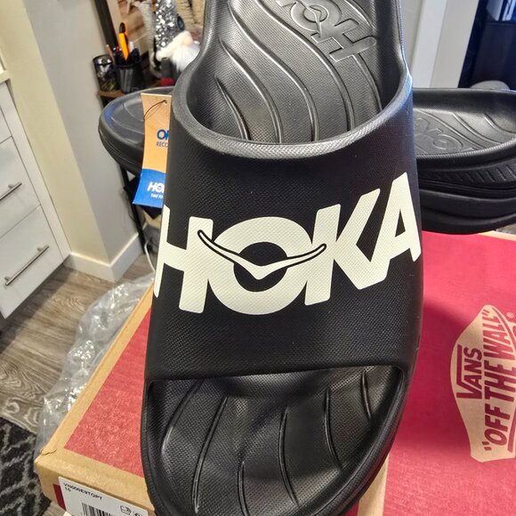 HOKA One One Ora Recovery Slide Back Men's Size 11 Slippers Rest RnR Shoes NEW - Picture 5 of 11